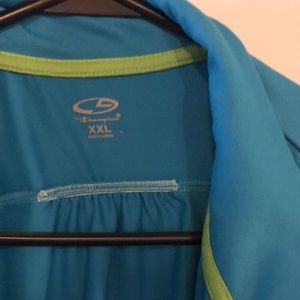 Bright blue Champion C9 full zip top